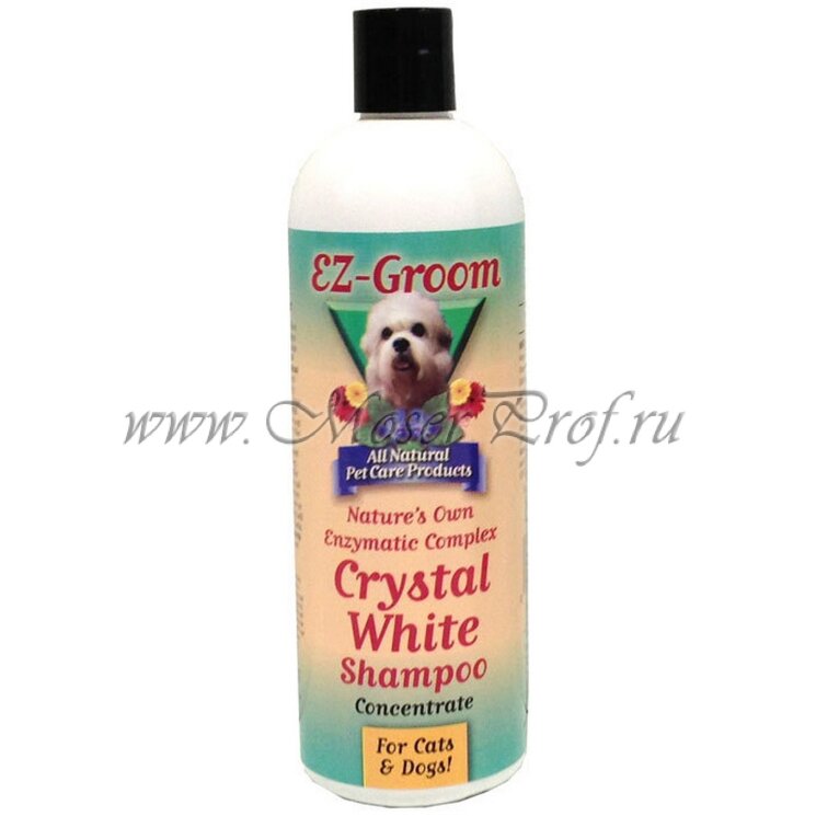 Шампунь EZ Groom Crystal White "Белый кристалл", 473 мл (арт. CRY16EO)