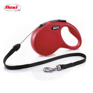 Поводок-рулетка для собак Flexi New Classic cord S 8 м., 12 кг., красный, арт. 02270 2