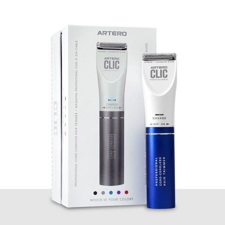 Профессиональная машинка-триммер для стрижки и окантовки животных Artero Clic Dark Blue, арт. M626