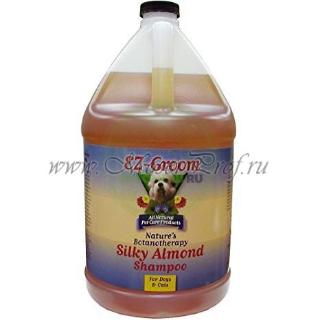 Шампунь "Шелковый с миндалем", EZ Groom Silky Almond 3,8 л (арт. CSA1G)
