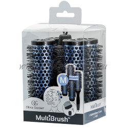 Набор брашингов для укладки волос со съемной ручкой в комплекте Olivia Garden MultiBrush 36 мм. 4 шт., арт. BR-MBKT5-TH36B