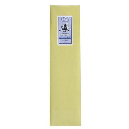 Рисовая бумага для папильоток жёлтая Show Tech Rice Paper Yellow, арт. 65STE002