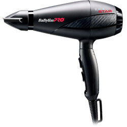 Профессиональный фен BaByliss PRO Black Star 2000 W, арт. BAB6200E