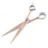 Ножницы для стрижки животных Witte Rose Line Gold прямые, 8,25", арт. 88081