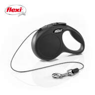 Поводок-рулетка для кошек и собак Flexi New Classic cord XS 3 м., 8 кг., черный, арт. 02242 9