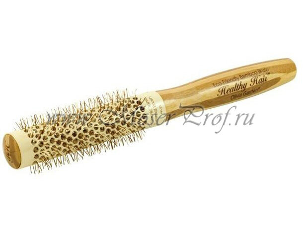 Термобрашинг Olivia Garden Healthy Hair Ceramic + ion бамбуковый, с нейлоновой щетиной 23 мм., арт. OGBHHT23