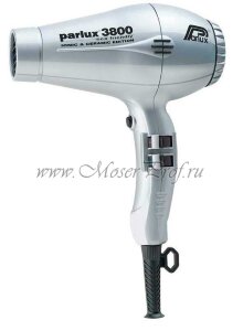 Профессиональный фен Parlux 3800 Eco Friendly Ionic Ceramic 2100W серебристый  (0901-3800 silver)