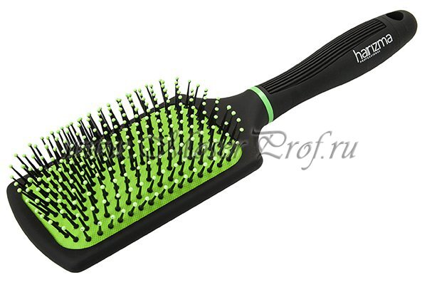 Щётка массажная harizma ECO brush, квадратная, большая, арт. h10610