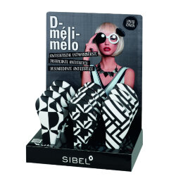 Дисплей с щетками Sibel Meli Melo графика 18 шт., арт. 6600609		