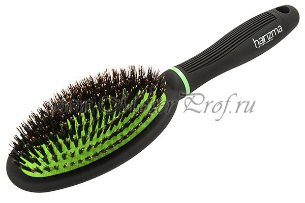 Щётка массажная harizma ECO brush, натуральная щетина, арт. h10614