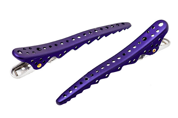 Зажимы new Shark Clip 8 шт. фиолетовые, арт. Shark Clip purple