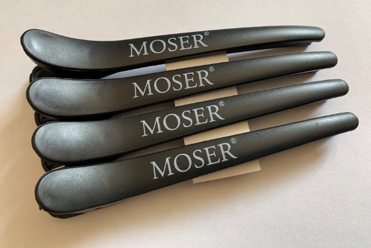 Зажимы для волос Moser, 4 шт/уп. арт. 0092-0131