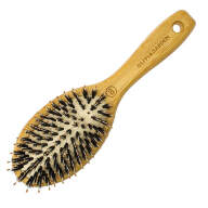 Щетка массажная ион+бамбук с комбинированной щетиной Olivia Garden Bamboo Touch S, арт. ID1033		