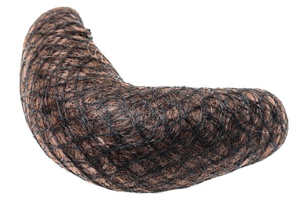 Подкладка для причёсок harizma 165х55 мм., с клипсами, шатен, арт. h10834E-04