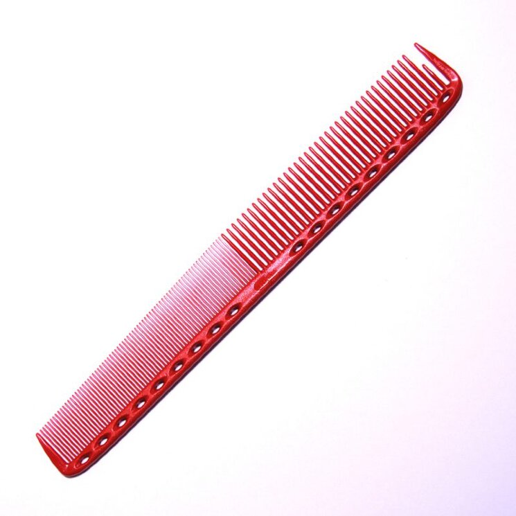Расческа для стрижки красная, арт. YS-335 red