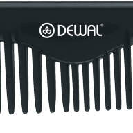 Расческа рабочая Dewal Эконом редкозубая черная 17 см. (арт. CO-6004)