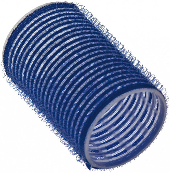 Бигуди с липучкой Sibel 40 мм., синие, 6 шт., арт. 4164549