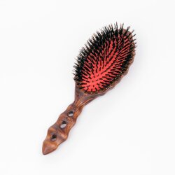 Щетка для волос Luster Wood Styler с натуральной щетиной, арт. YS-851