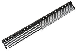 Расческа для стрижки с линейкой черная, арт. YS-G45 soft carbon		