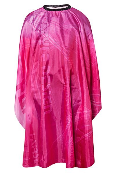 Накидка парикмахерская harizma DESIGN, красная, арт. h10862-15