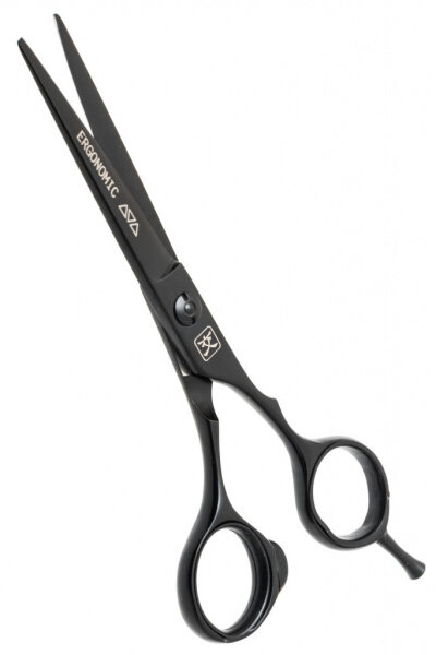 Парикмахерские ножницы KATACHI Black Ergonomic прямые 5,5", арт. K3155B