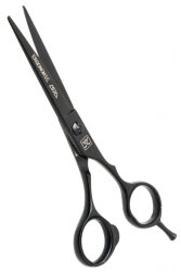 Парикмахерские ножницы KATACHI Black Ergonomic прямые 6,0", арт. K3160B