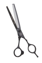 Парикмахерские ножницы KATACHI Black Ergonomic филировочные 6,0", арт. K31640