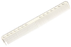 Расческа для стрижки с линейкой белая, 18 см., арт. YS-G39 white