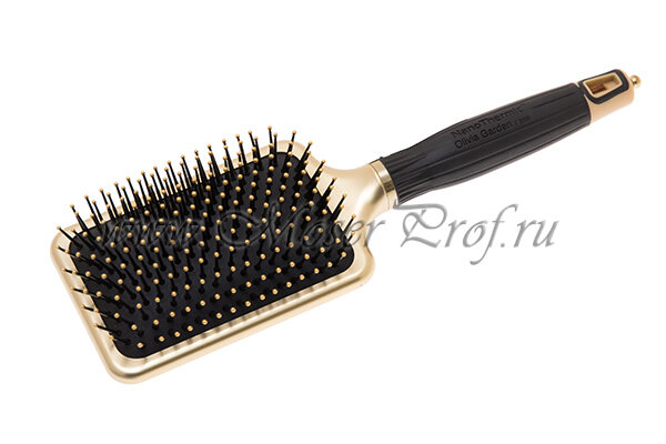 Щетка массажная Olivia Garden Nano Thermic Gold (арт. OGBNTGOPDL)