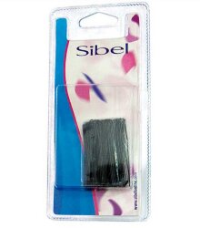 Шпильки SIbel 45 мм., черные, гладкие, 50 шт., арт. 934505002