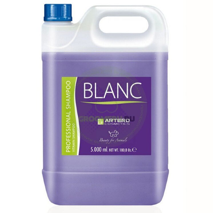 Шампунь тонирующий для светлой шерсти Artero Blanc 5 л., арт. H649