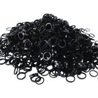 Резинки латексные Show Tech Black Latex Bands черные 1000 шт., арт. 65STE087