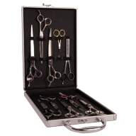 Чемодан грумерский Show Tech Groom-X для хранения 10 ножниц, цвет розовый, арт. 85GRX017