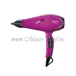 Профессиональный фен BaByliss PRO Luminoso Giallo Ionic 2100W фуксия, арт. BAB6360IFE	