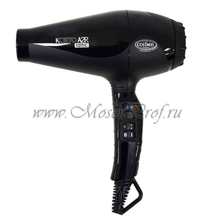 Профессиональный фен KortoA2 ionic 2400 W черный, арт. KA2R/KTkaaRi черный	