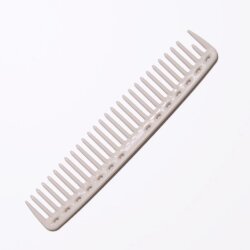 Расческа редкозубая белая, арт. YS-452 white
