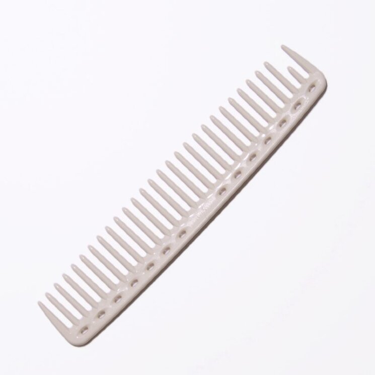 Расческа редкозубая белая, арт. YS-452 white