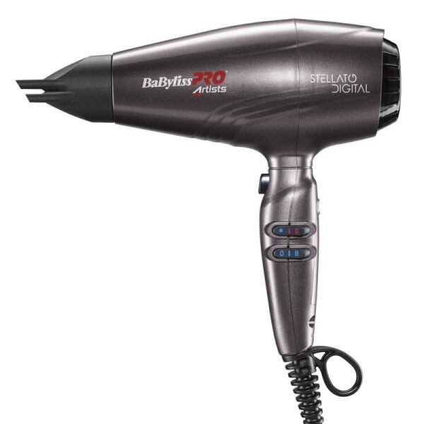 Профессиональный фен для барберов BaByliss STELLATO DIGITAL 4 ARTISTS 2400 Вт, арт. BAB7500IE		