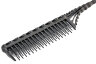 Расчёска для начёса черная 215 мм., арт. YS-150 black